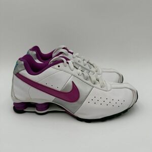 Nike Shox Classic II White‎ Pink Sneakers Women's Size 7.5 Y2K 2013 Running Gym